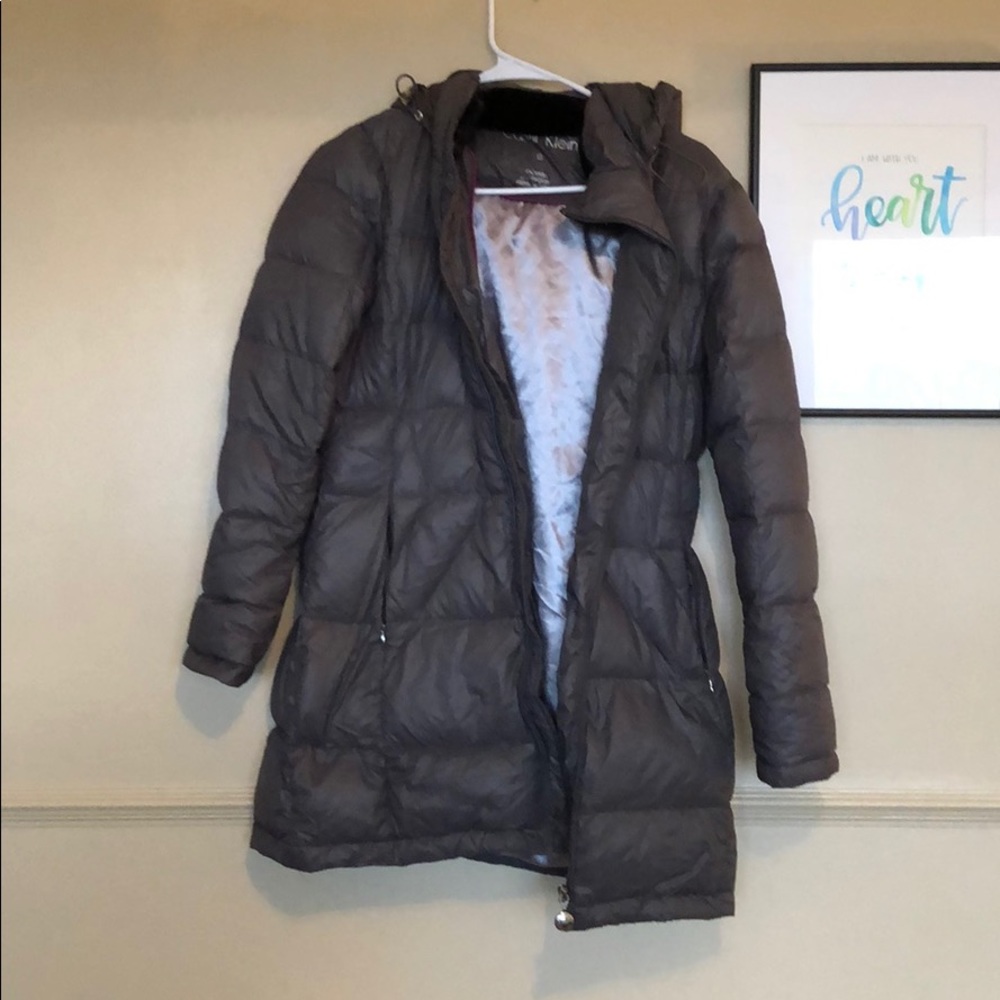 Calvin Klein Gray Parka